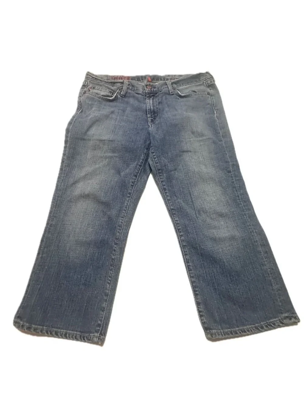 Vintage J. Crew Hip Slung Cropped Jeans Size 31 Made in USA Spring 2006 Y2K